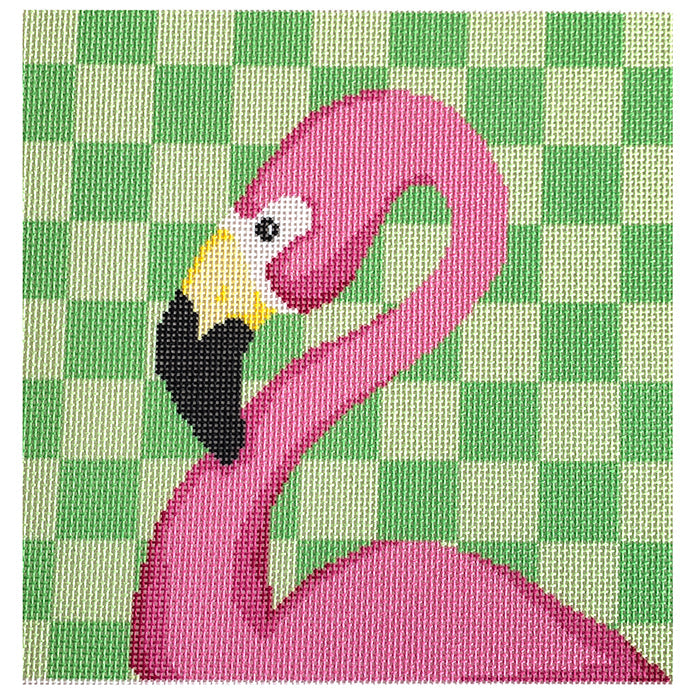 Flamingo/Lime Checks