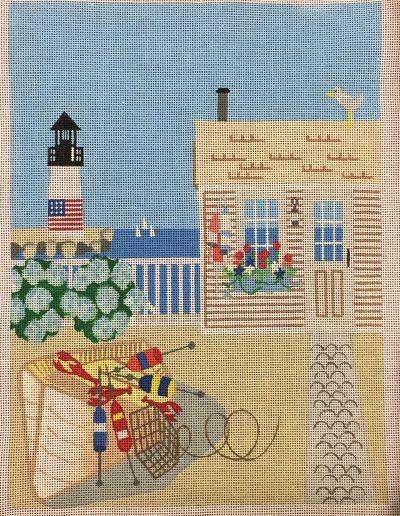 Wellesley Collection Shanty by the Sea Canvas