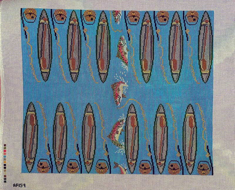 Canoe Backgammon Board