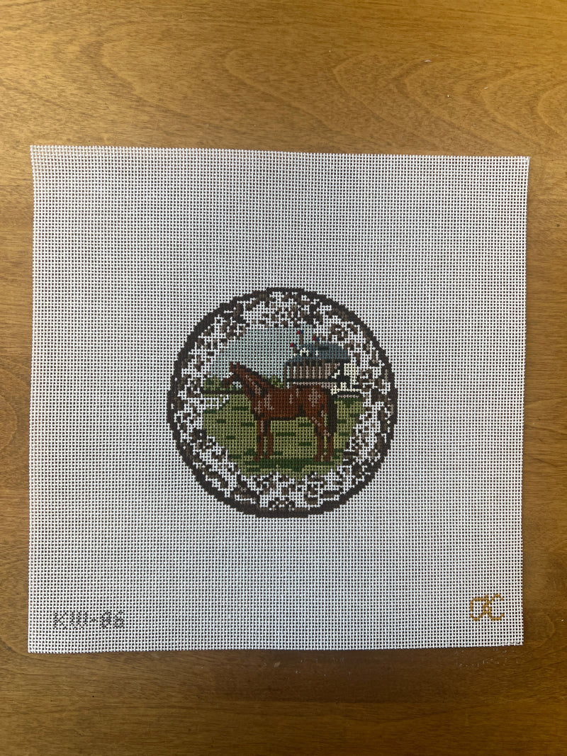 Kate Woodward ·  Transferware Horse Plate