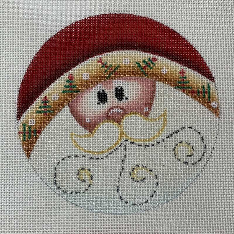 Santa w/ Trees on Hat Brim