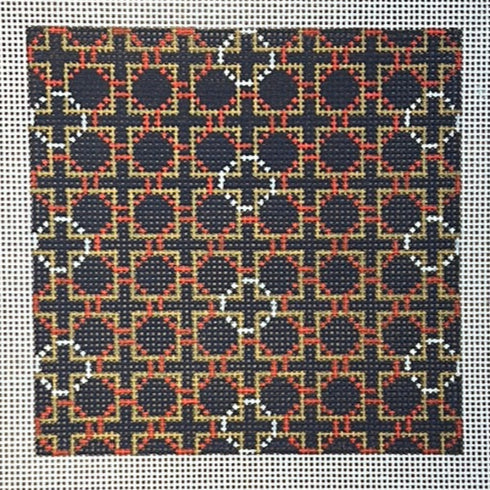 Kate Woodward ·  Navy Geometric Square