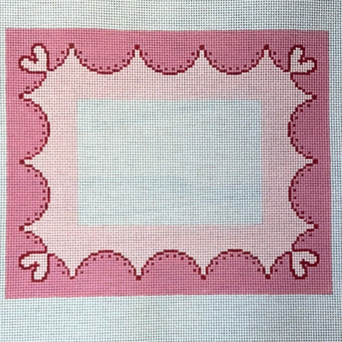 Krissy Johnson ·  Pink Scallop Frame