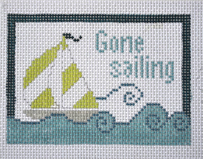 Gone Sailing Diagonal Stripes