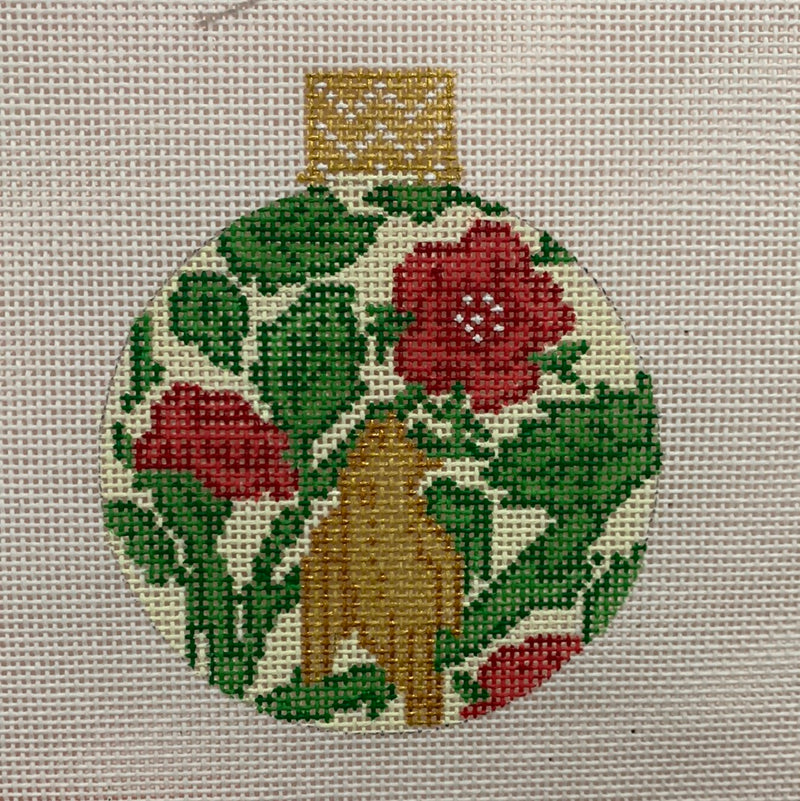 Wm's Christmas Robin Reflection Bauble