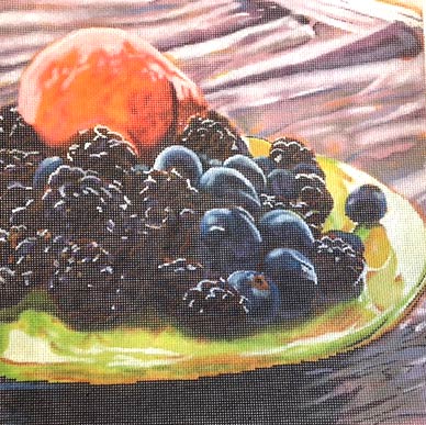 Blackberries & Peach