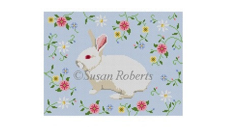 Bunny In Flower Vine