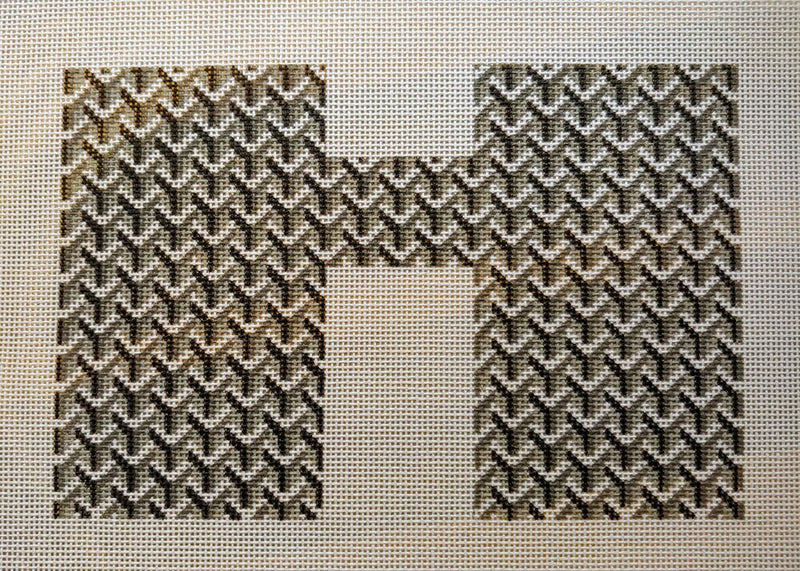 Y Pattern Clutch Black - Front