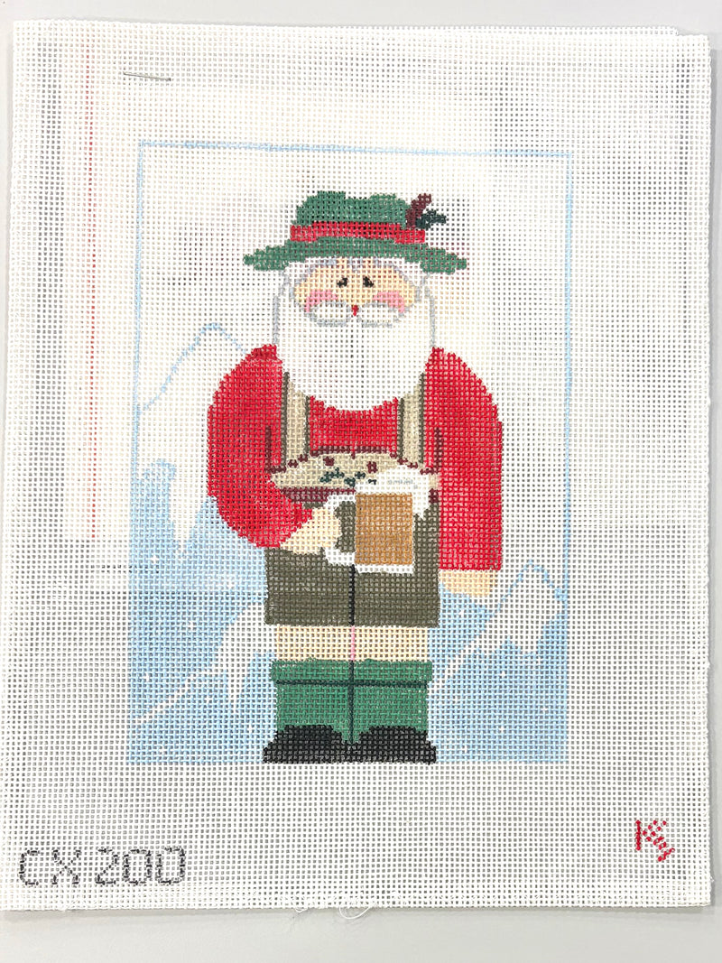 German Santa with Stitch Guide