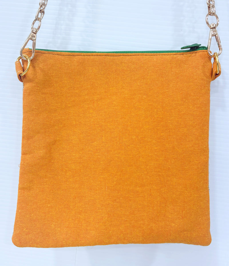 Square Folk Crossbody - Bespoke Needlepoint Bag Collection