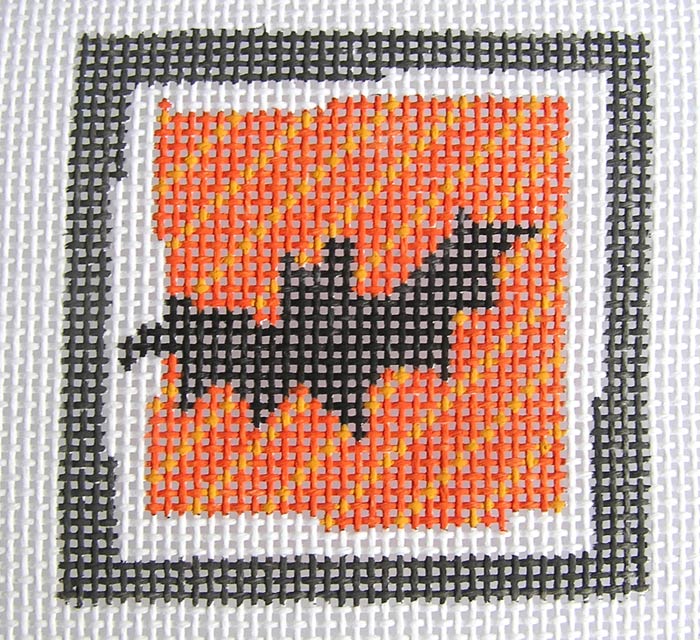 Bat Orange Stripe