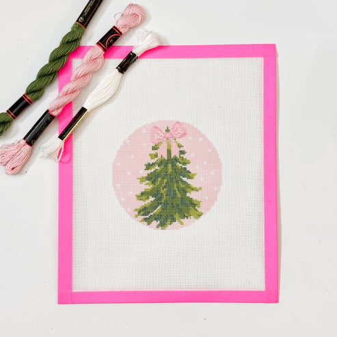 Bow Christmas Tree 4" Ornament