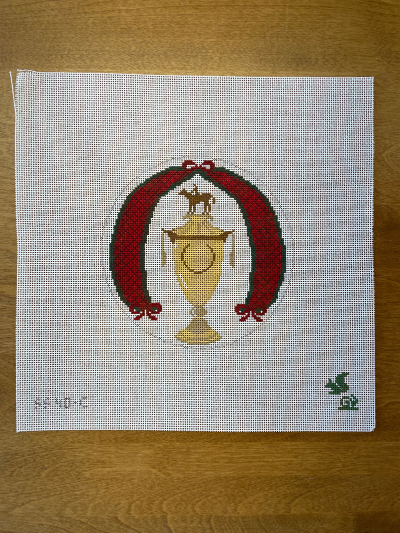 The Squirrel & The Snail ·  Classic Kentucky Derby Ornament