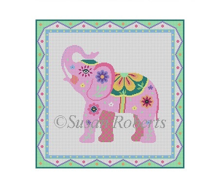 Pink Lucky Elephant