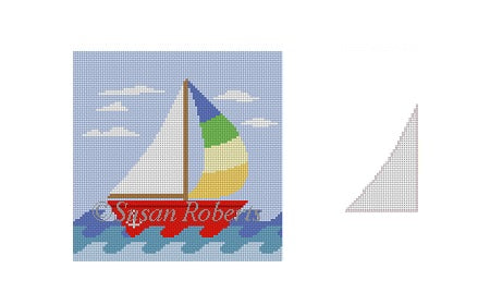 Sailboat - Tooth Fairy Pillow