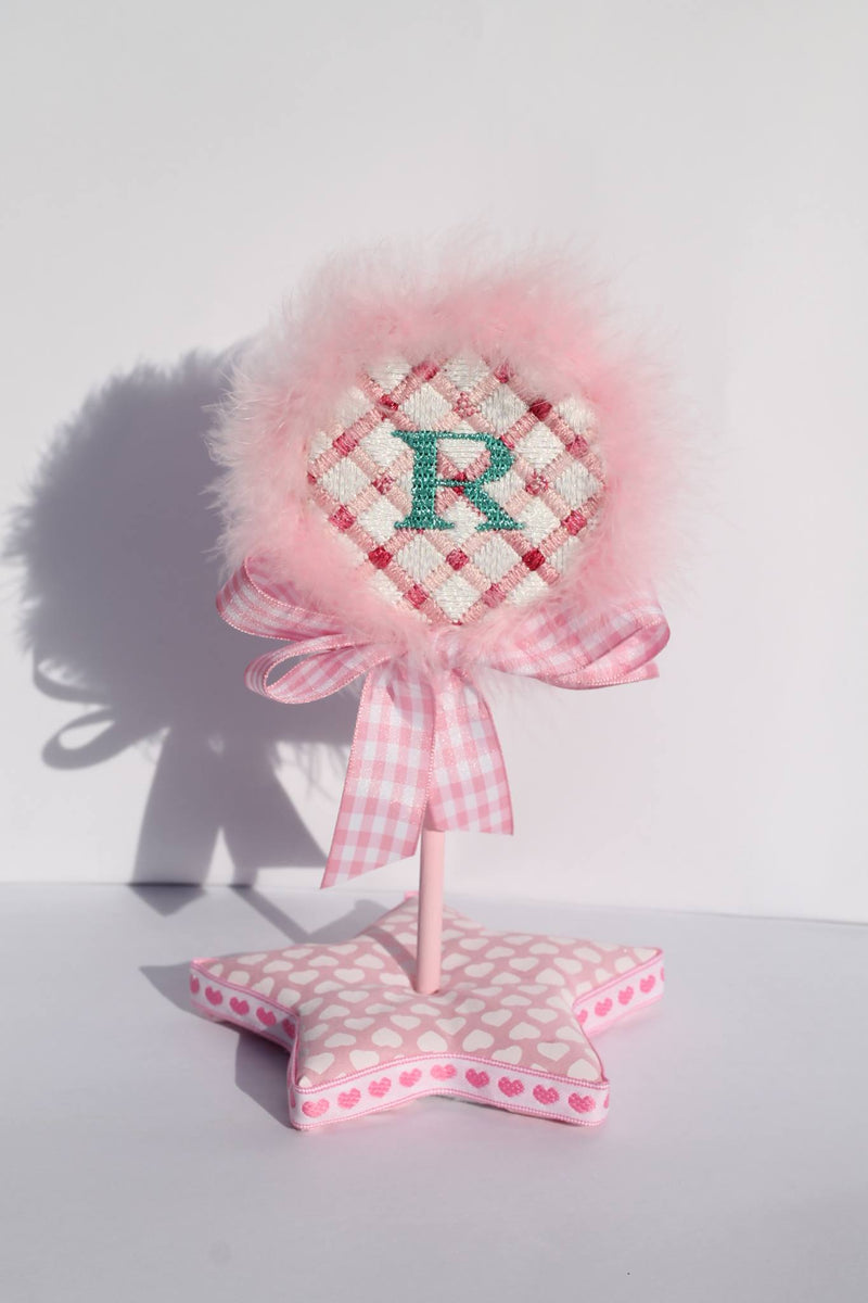 Lettering Guide · Single Initial · 18 stitches tall