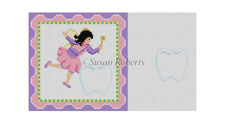 Girl Fairy w/Tooth - Tooth Fairy Pillow, 7x7