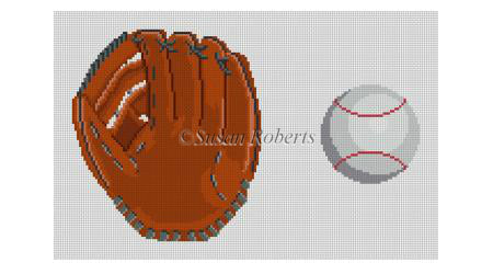 Baseball Glove w/Ball - Shaped Tooth Fairy Pillow