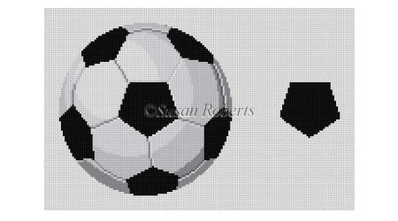 Soccer Ball w/Patch - Shaped Tooth Fairy Pillow