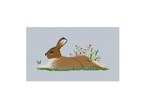 Rabbit in Flowers