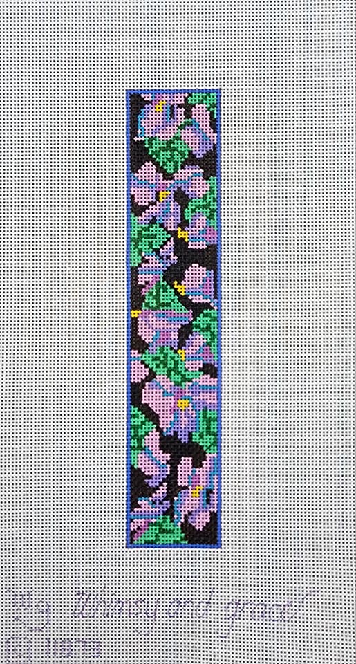 Violets in Black Bookmark