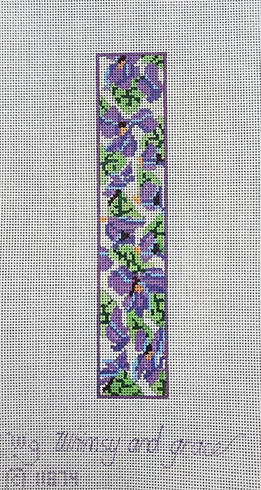 Violets in Ivory Bookmark
