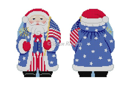 Stars and Stripes Santa · 2 Sided