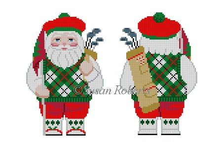 Golfing Santa · 2 Sided