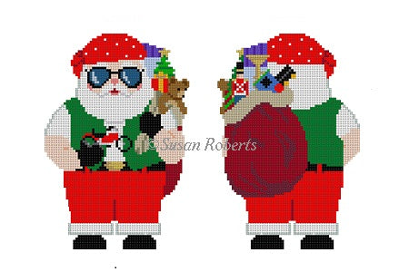 Motorcycle Santa · 2 Sided