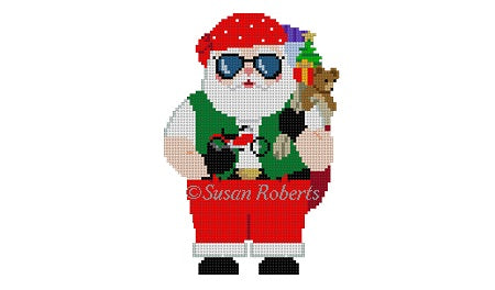 Motorcycle Santa