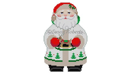 White Tree Coat Santa