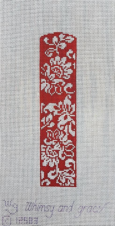 Red Damask Bookmark