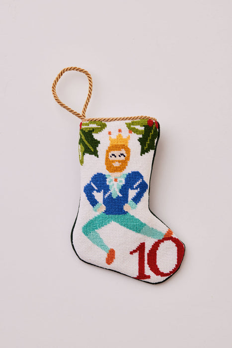 10 Lords a Leaping - Ornament Sized Stocking