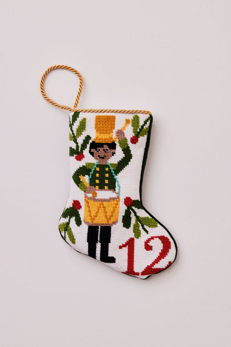 12 Drummers Drumming - Ornament Sized Stocking