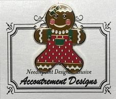 Gingerbread Girl Red - Needleminder