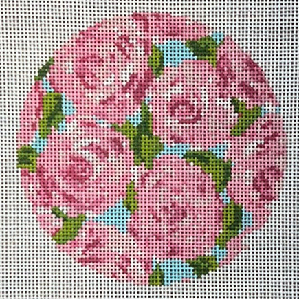 Krissy Johnson ·  Roses on Teal
