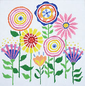 Large Floral Fanfare #1