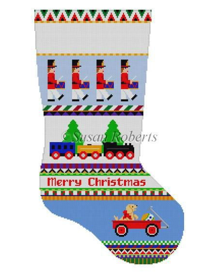 Bold Stripe Drummers & Train - Stocking
