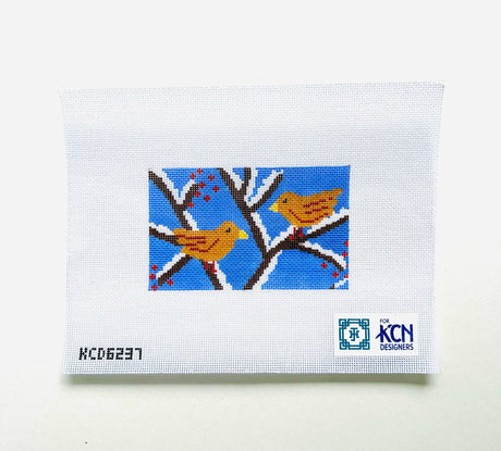 Two Birds on Branch Eyeglass Case Insert