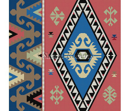 Kilim III A - 16" Sq