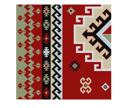 Kilim I C - 14" Sq