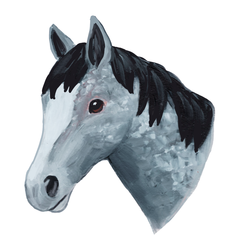 Horse Head (Gray) Needleminder