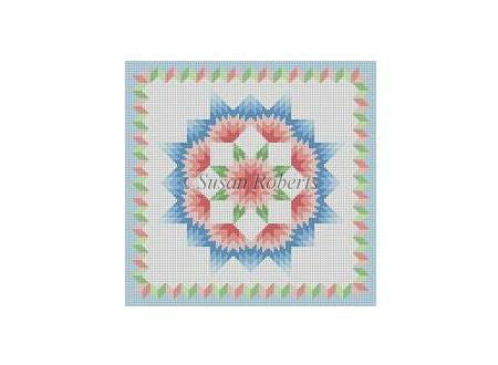 Carnation Star, pastel 10x10