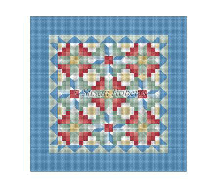 Square Patch Floral