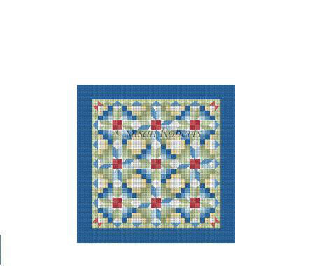 Square Patch Floral 10x10