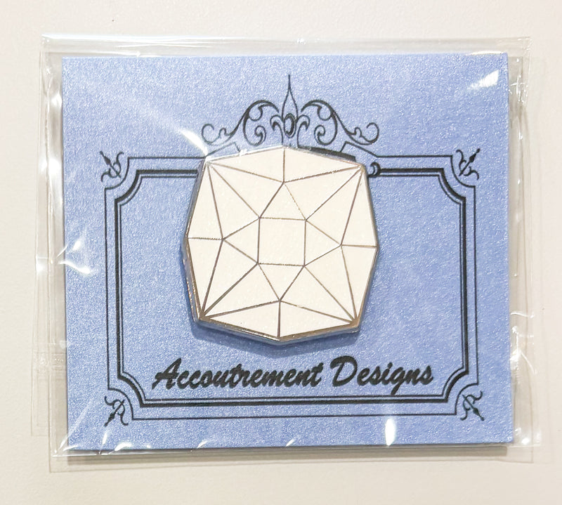 Cushion Cut Jewel (White) · Needleminder