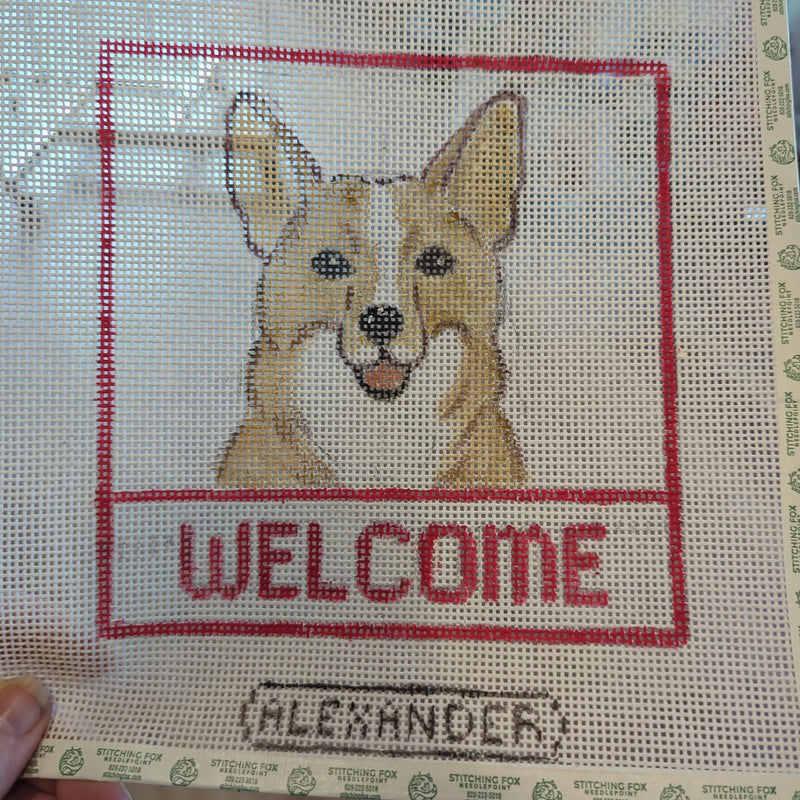 Welcome Sign - Welsh Corgi