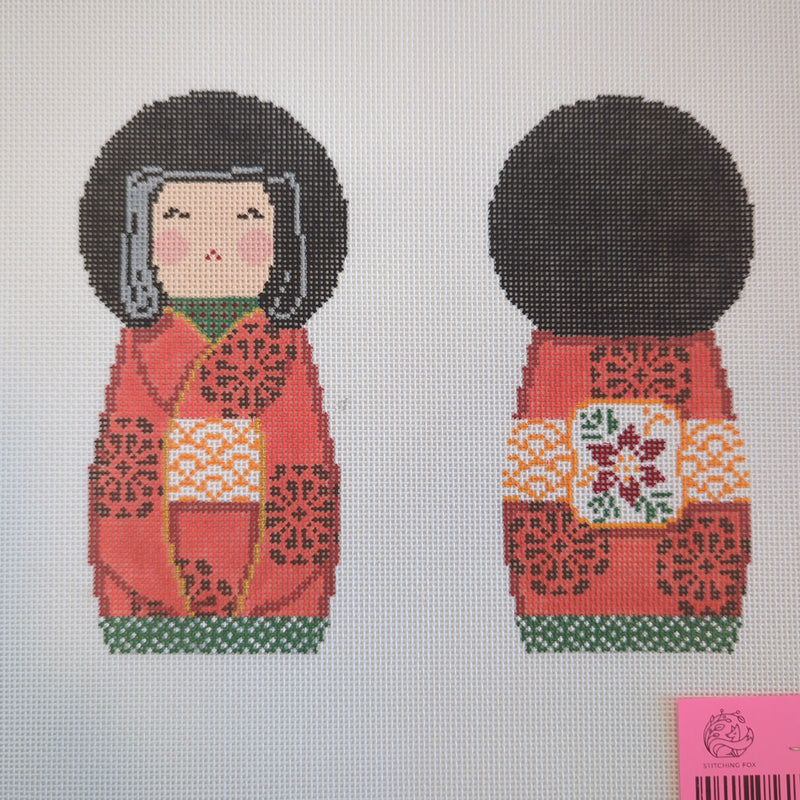 Kokeshi Doll Coral