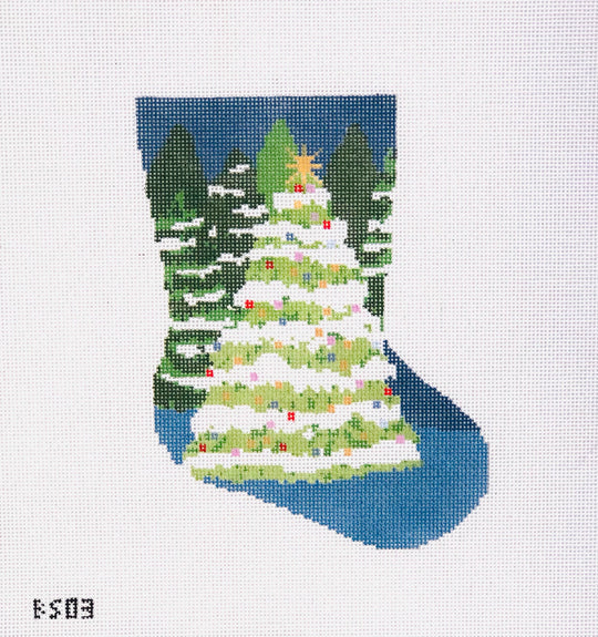 Winter Wonderland - Ornament Sized Stocking