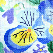 Pansy Garden Coaster #2